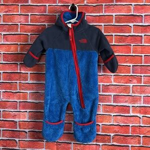 The North Face Chimboraza Fleece Infant Baby‎ Boys Bunting Size 3-6 Months